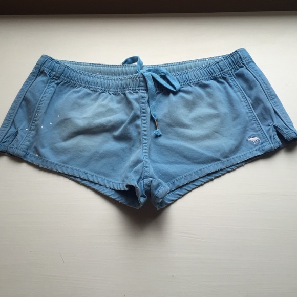 Abercrombie & Fitch blue shorts - Picture 2 of 4